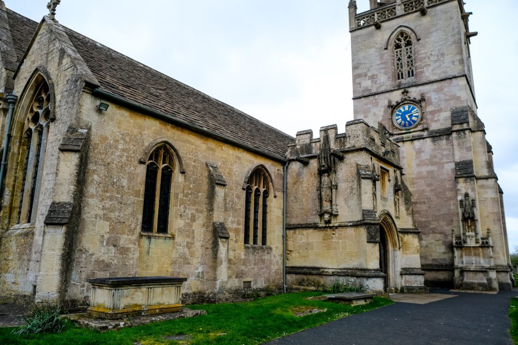 St Bartholomew's Church in Corsham, Wiltshire, UK. Cotswolds.